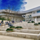 Exterior view of the Getty Museum in LA, where a photograph by Matias Sauter Morera has become part of the permanent collection.